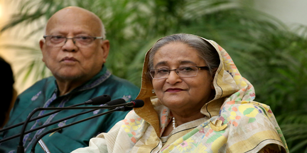  Hasina says she cannot force BNP to contest in general elections
