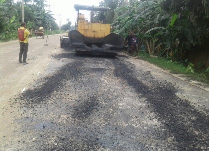 Low-quality bitumen used for road repair