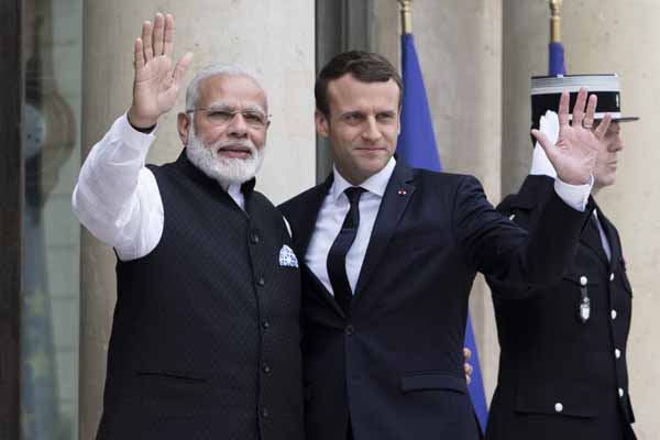 Modi, Macron sign key security deal with an eye on China
