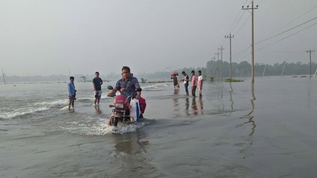 New areas submerged as Sherpur’s flood situation worsens