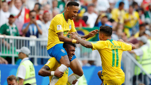 Neymar fires Brazil into quarters
