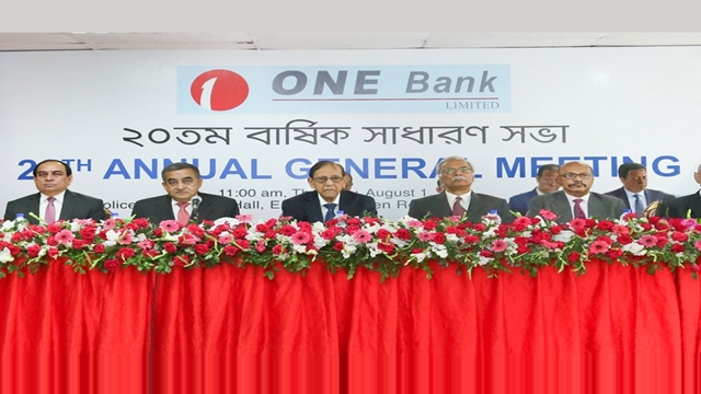 ONE Bank AGM approves 10pc stock dividend