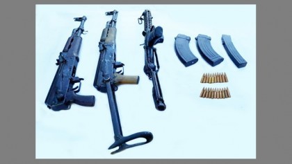 Army recovers heavy arms from Sajek