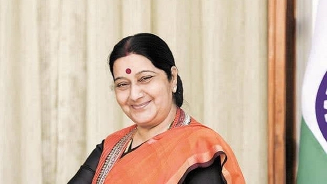 India's former foreign minister, Sushma Swaraj, dies at 67