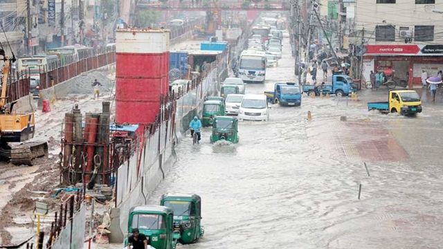 The never ending woe of water logging in Dhaka