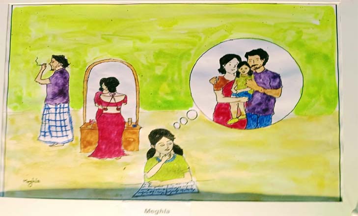 যৌনকর্মি সন্তানদের নিয়ে কে কে এস আয়োজনে চিত্র প্রদর্শনী শুরু হয়েছে