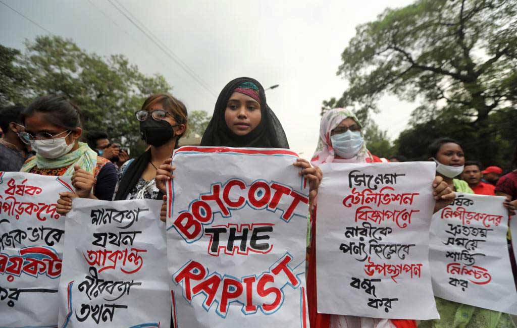 Protesters raise nine demands at anti-rape rally in Shahbagh