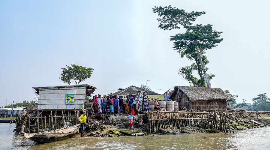 Community participation ensures sustainable coastal embankment