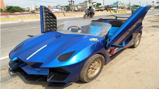 youth builds gorgeous electric car from scratch