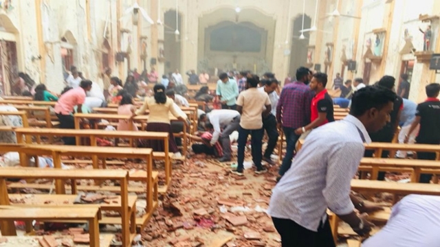 Multiple blasts hit Sri Lanka during Easter celebration