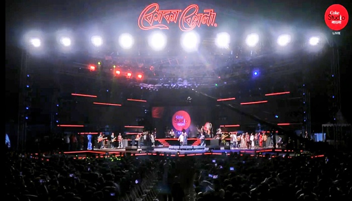 Coke Studio Bangla concert held at Army Stadium