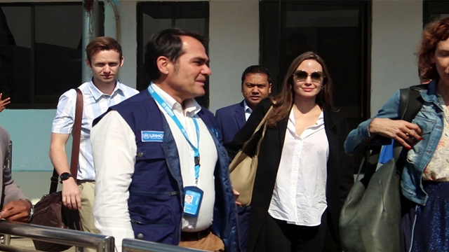 Angelina Jolie in Cox's Bazar to visit Rohingya camps