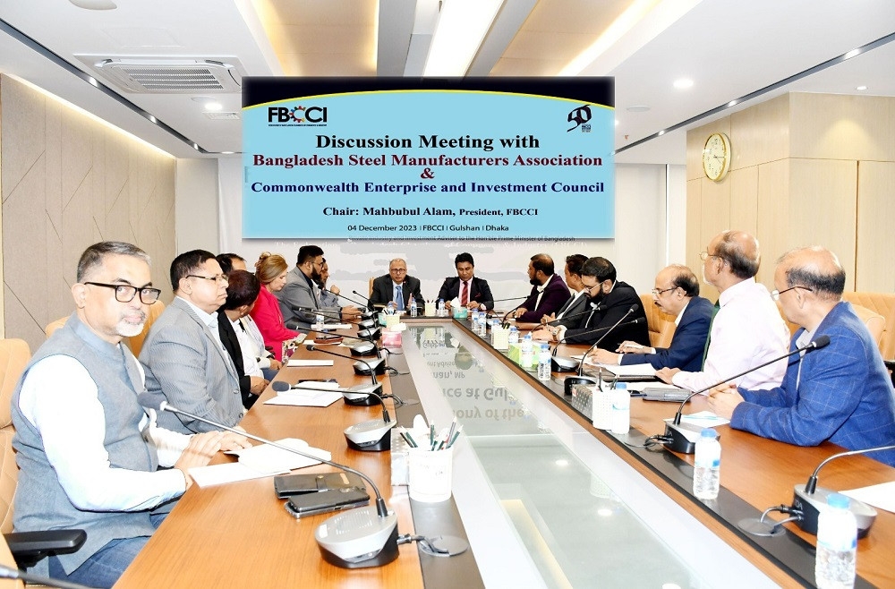 FBCCI seeks to explore steel market in C'wealth countries