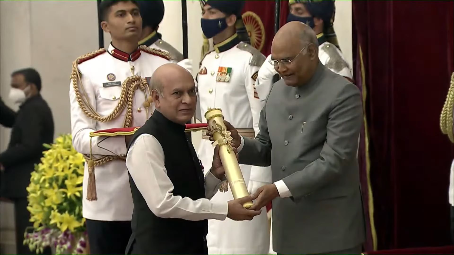 Liberation war veteran Quazi Sajjad Ali Zahir receives India's 'Padma Shri Award-2021'