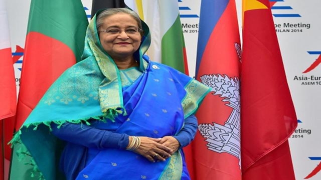 PM Sheikh Hasina given red carpet reception in Nepal