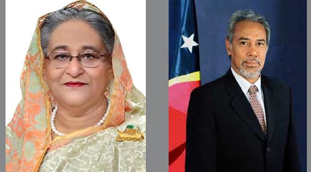 Timor PM wants to learn from Sheikh Hasina