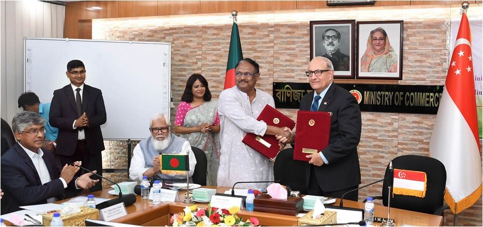 Bangladesh, Singapore inked deal to facilitate negotiations for a FTA