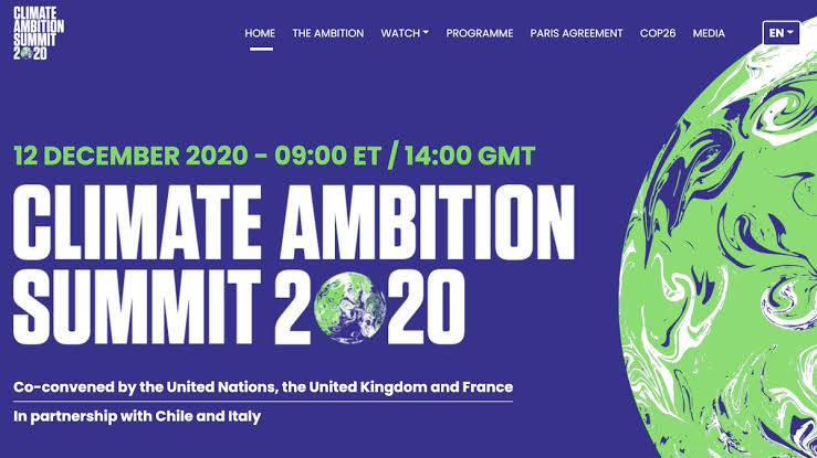 Climate Ambition Summit Dec 12