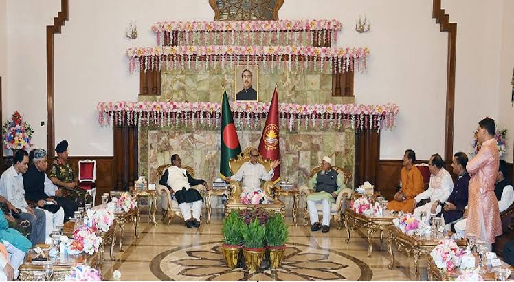 President urges all to maintain communal harmony forgetting religious differences