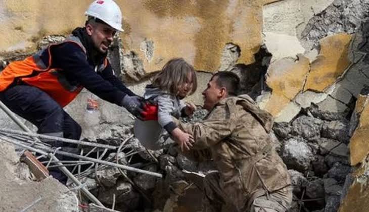 Children pulled from rubble as Turkey-Syria quake toll tops 9,500