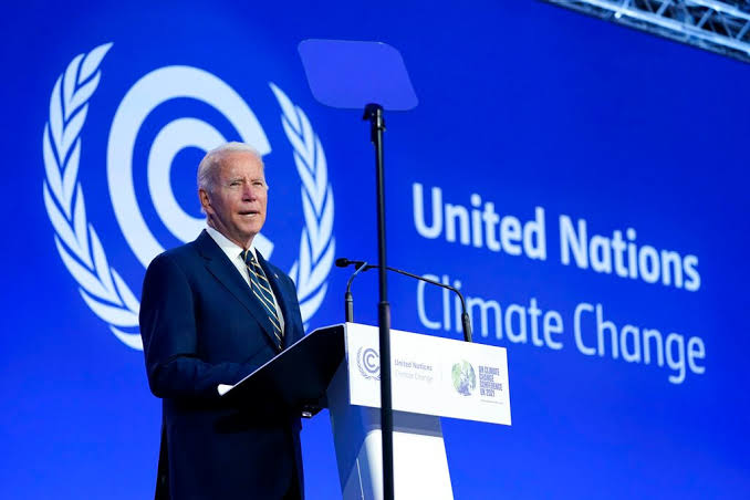 Biden apologises for Trump exit from climate accord
