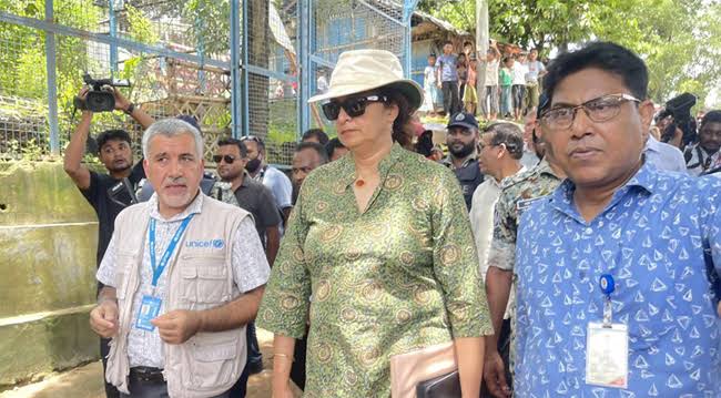 US delegation visits Rohingya camp in Cox’s Bazar