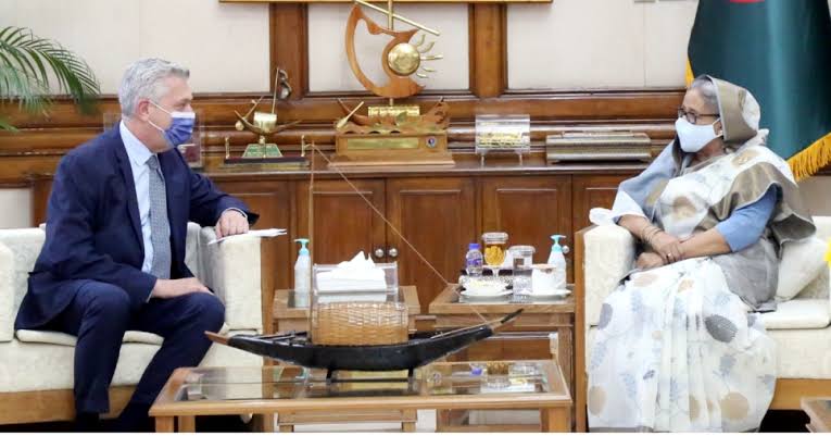 Prolonged repatriation may push Rohingyas to crimes, PM tells UNHCR