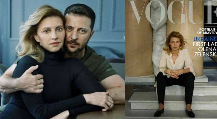 Ukraine President Volodymyr Zelensky, wife appear on Vogue cover