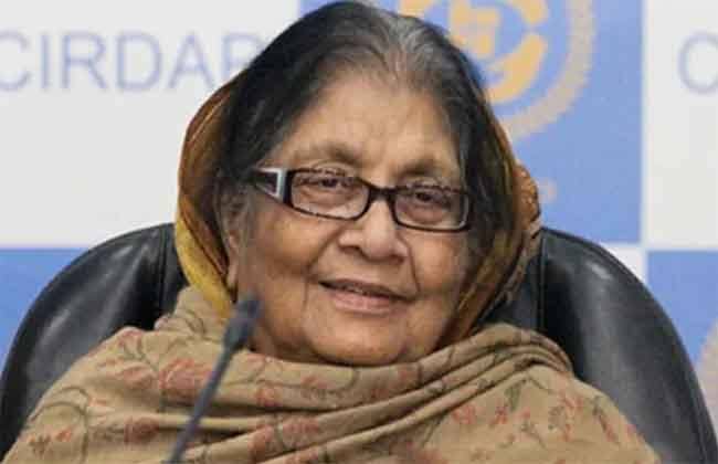 Sajeda Chowdhury passes away; President, PM condole