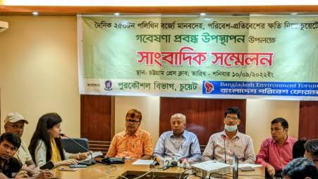 249 tonnes of plastic waste produced in Ctg city each day