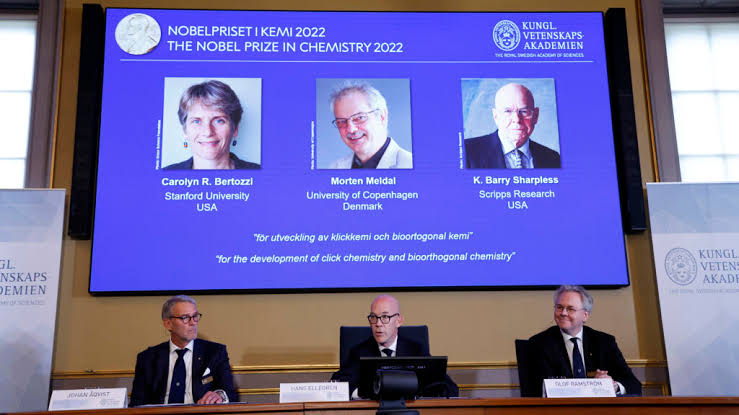 Two Americans and a Dane win chemistry Nobel