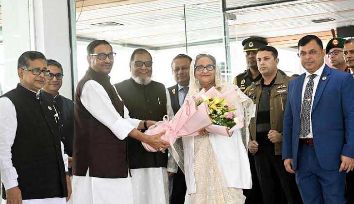 PM Hasina returns home from G20 summit in New Delhi