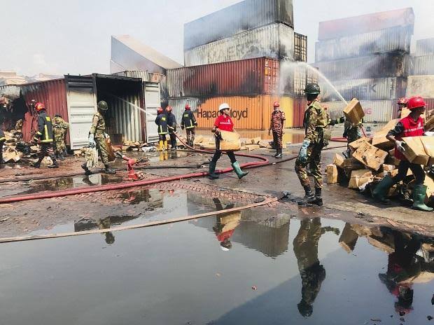 At least $8.3m apparels were waiting for export at fire-ravaged BM Container Depot