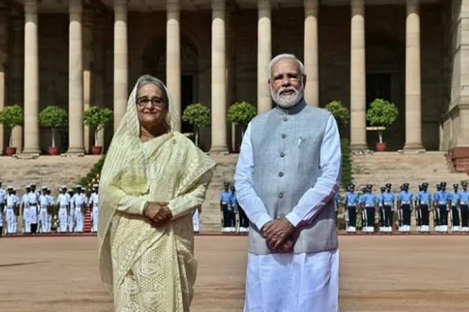 Hasina, Modi inaugurate Rampal power plant, Rupsha rail bridge