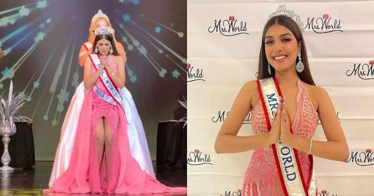 Sargam Koushal wins Mrs World 2022