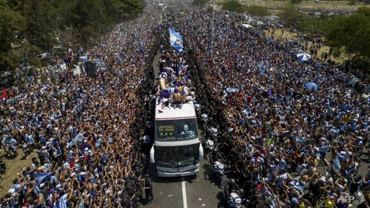 Fan gloom as Argentina World Cup victory parade ends abruptly