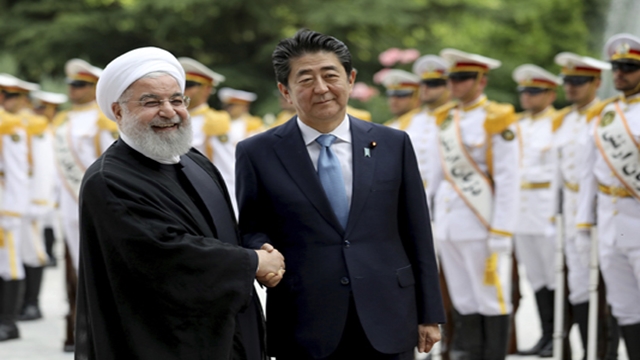 In Tehran, Japan’s Abe urges Iran to play ‘constructive role’