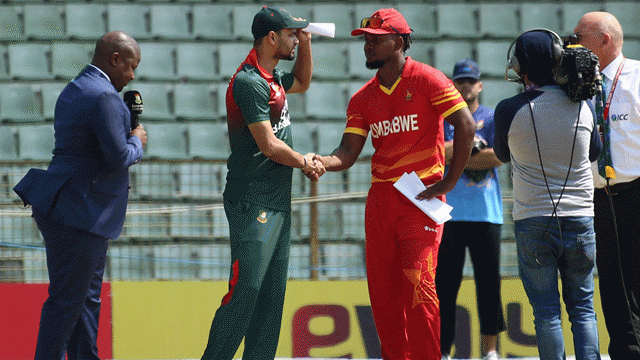 Bangladesh to bat first against Zim