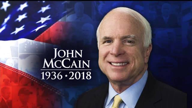 John McCain funeral: Senator laid to rest at US Naval Academy