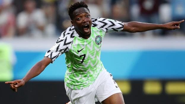 Nigeria ride on Musa double