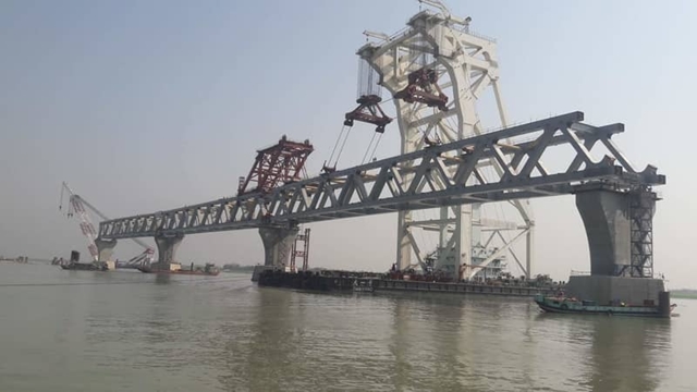 3rd span of Padma Bridge installed