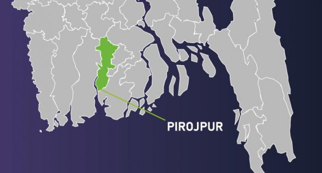 Pirojpur put under lockdown