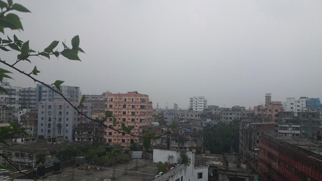 Monsoon rain brings relief to Dhaka dwellers