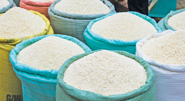 Rice prices on the rise