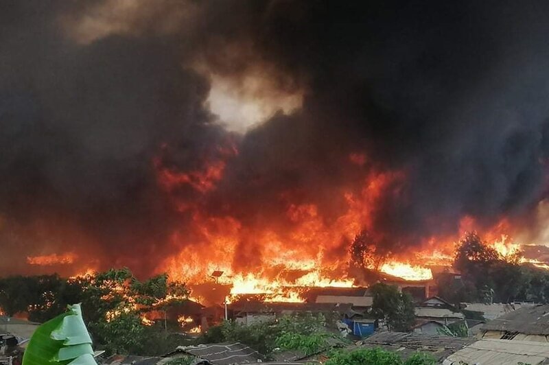 Devastating Fire at the Rohingya Camps and Risk of Gas Cylinders