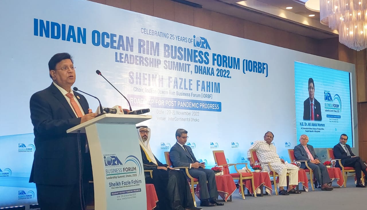 Bangladesh urges Indian Ocean nations to work together to promote blue economy