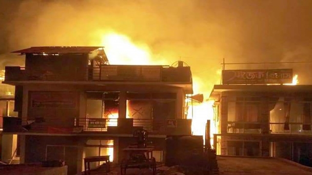 Sajek fire guts three cottages