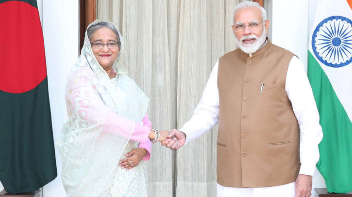 প্রধানমন্ত্রী হিসেবে নরেন্দ্র মোদির শপথ গ্রহণ অনুষ্ঠানে যোগ দিতে কাল ভারত যাচ্ছেন শেখ হাসিনা