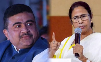 Suvendu wins in Nandigram, not Mamata: Anandabazar