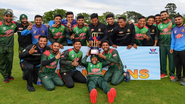 Red-hot Tigers beat West Indies to win maiden title in tri-nation tournament